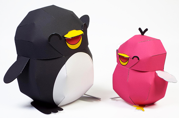 ゆるキャラ マスコット ペーパークラフト